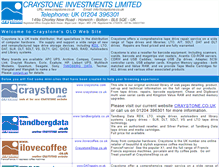 Tablet Screenshot of craystone.com